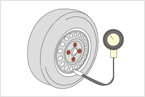 タイヤ空気圧
